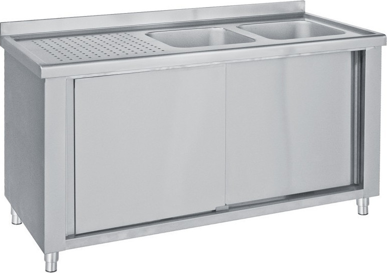 Λάντζα κλειστή με 2 γούρνες 240x70x85cm Bambas Frost LK2-240