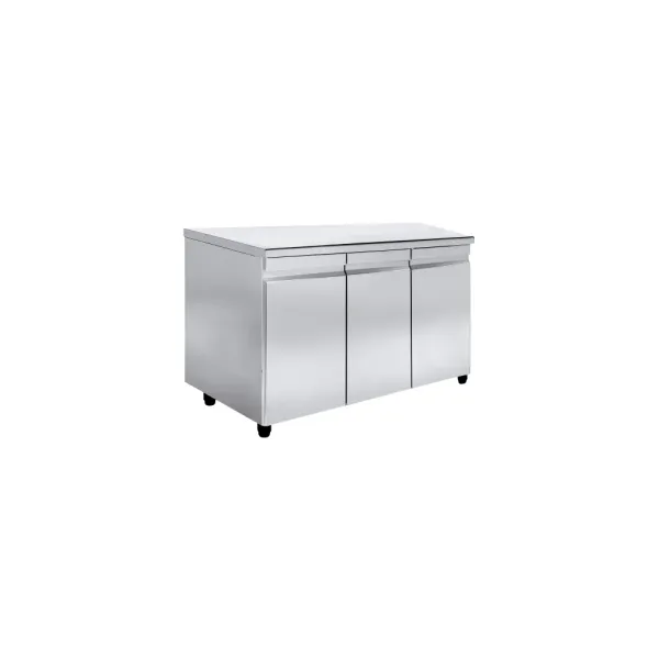 Ερμάριο με 3 Πόρτες INOX 134x70x88cm NikiInox 00CU.GN134.000