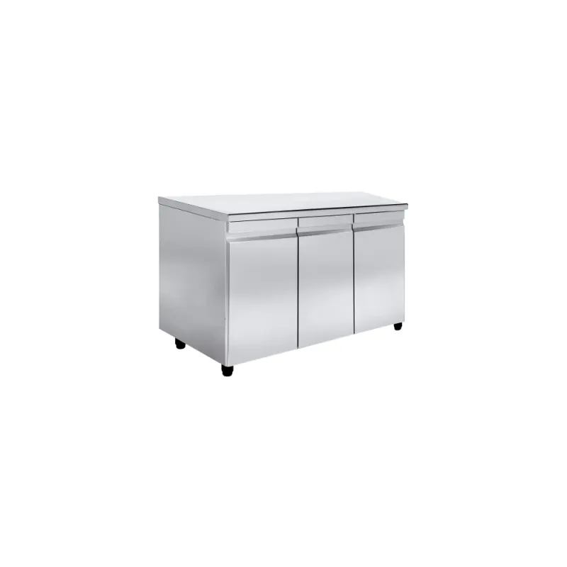 Ερμάριο με 3 Πόρτες INOX 134x70x88cm NikiInox 00CU.GN134.000