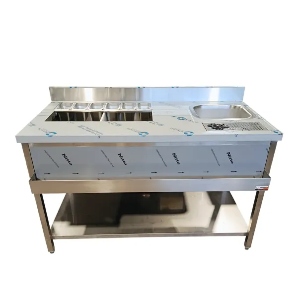 Μεταλλικό Bar Station με Διαστάσεις 140x70x85cm