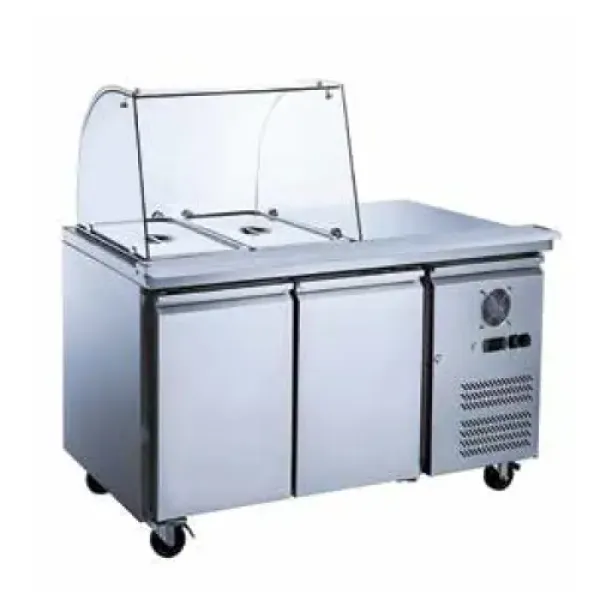 Ψυγείο πάγκος με βιτρίνα σαλατών 465L KARAMCO GN3100SALGC
