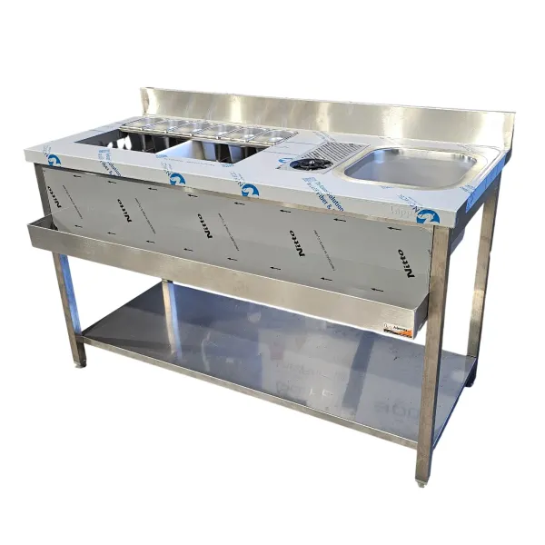 Μεταλλικό Bar Station με Διαστάσεις 140x60x85cm BS1406085