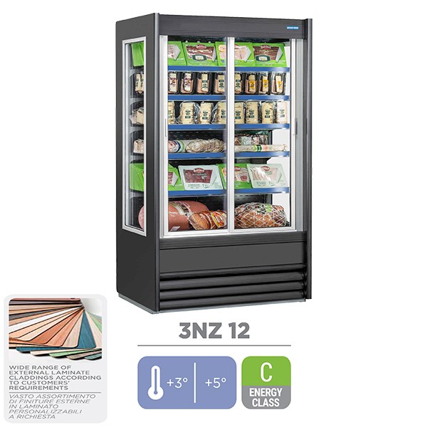 Ψυγείο Βιτρίνα Self Service με 2 Πόρτα Cool Head 3NZ 12