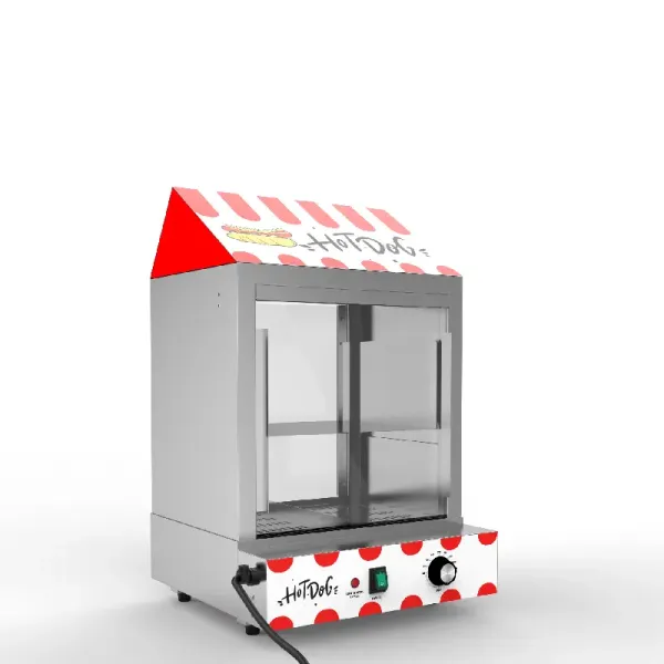 Hot Dog Βραστήρας ατμού / Βιτρίνα 2 kW KARMA HDW-410T 75-20423