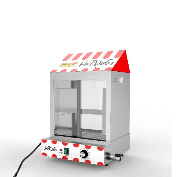 Hot Dog Βραστήρας ατμού / Βιτρίνα 2 kW KARMA HDW-410T 75-20423