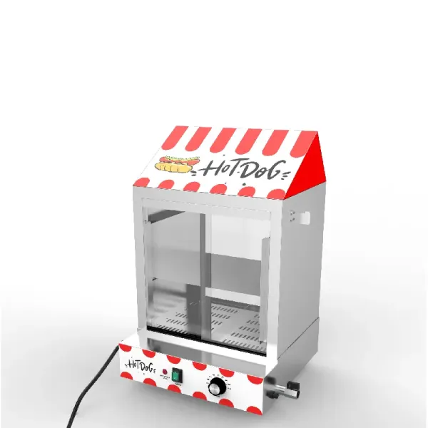 Hot Dog Βραστήρας ατμού / Βιτρίνα 2 kW KARMA HDW-410T 75-20423