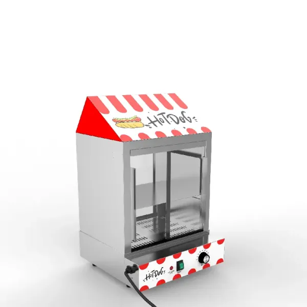 Hot Dog Βραστήρας ατμού / Βιτρίνα 2 kW KARMA HDW-410T 75-20423