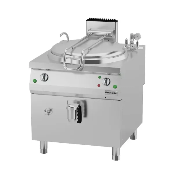 Επαγγελματικός Βραστήρας Ηλεκτρικός/Υγραερίου 250lt OZTI 7855.Ν1.10908.03