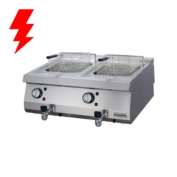 Επιτραπέζια Φριτέζα Ηλεκτρική - 22 kW 12+12lt OZTI 7856.N1.80703.11