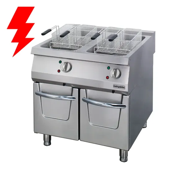 Επιδαπέδια Φριτέζα Ηλεκτρική 22L+22L OZTI 7856.N1.80908.02