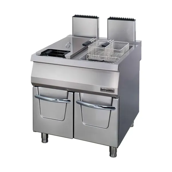 Επιδαπέδια Φριτέζα Υγραερίου 22L + 22L OZTI 7856.N1.80908.14