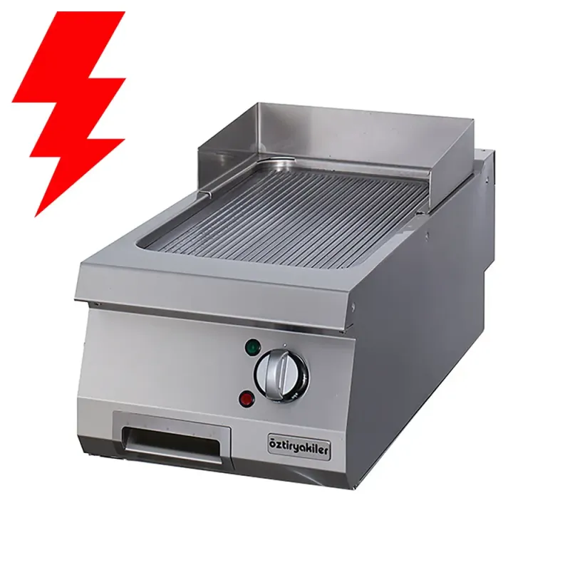 Πλατώ Ηλεκτρικό Επιφάνεια Ραβδωτή Χρωμίου ΟΖΤΙ 7864.N1.40703.01C