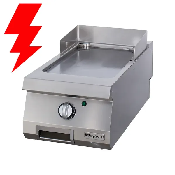 Πλατώ Ηλεκτρικό Λεία Επιφάνεια Χάλυβα ΟΖΤΙ 7864.N1.40703.04