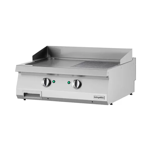 Πλατώ Ηλεκτρικό Επιφάνεια Λεία-Ραβδωτή Χρωμίου ΟΖΤΙ 7864.N1.80703.14C