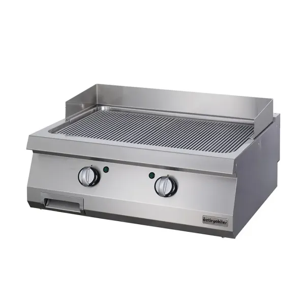 Πλατώ Ηλεκτρικό Ραβδωτή Επιφάνεια Χάλυβα ΟΖΤΙ 7864.N1.80903.11