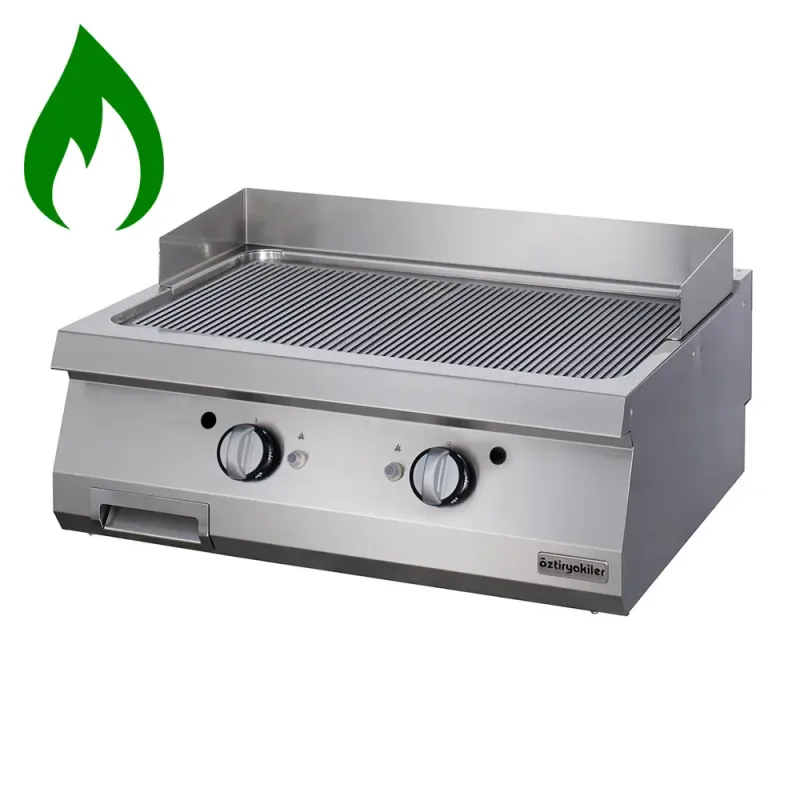 Πλατώ Υγραερίου Ραβδωτή Επιφάνεια Χρωμίου ΟΖΤΙ 7864.N1.80903.13C