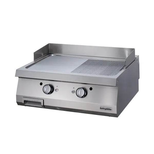 Πλατώ Υγραερίου Επιφάνεια Λεία-Ραβδωτή Xρωμίου ΟΖΤΙ 7864.N1.80903.19C