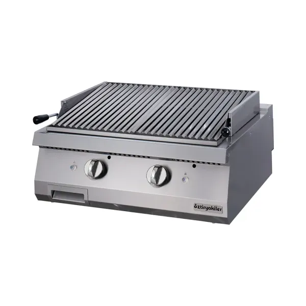Γκριλ με πέτρες λάβας με 2 καυστήρες υγραερίου OZTI 7864.N1.80903.20