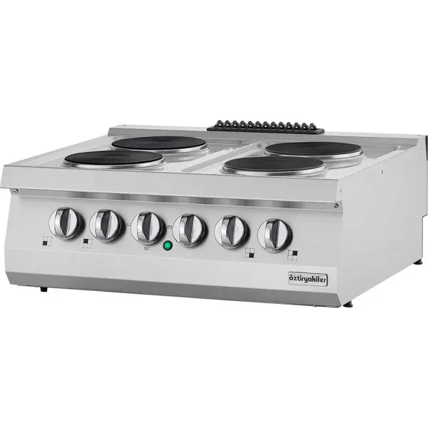 Επιτραπέζια κουζίνα με 4 εστίες ηλεκτρικές OZTI 7865.N1.40703.14