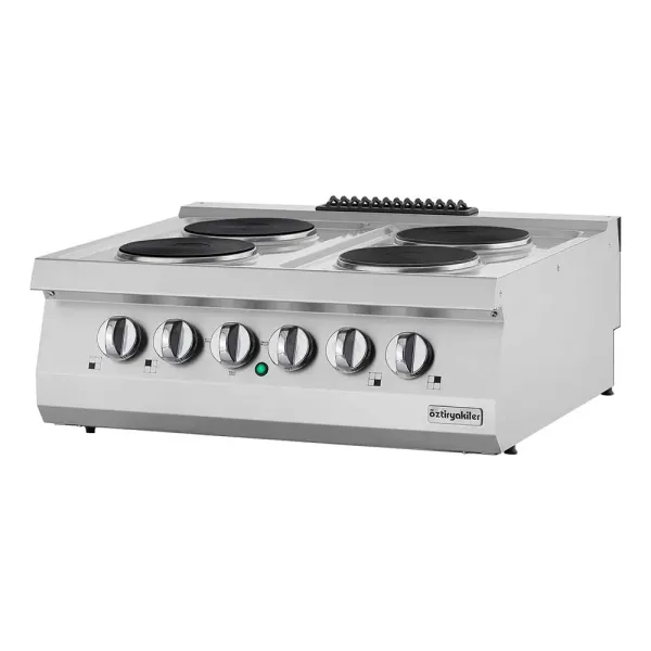 Επιτραπέζια κουζίνα με 4 εστίες ηλεκτρικές OZTI 7865.N1.80703.14