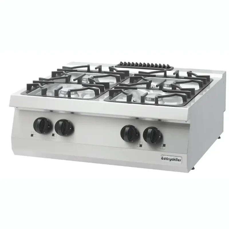 Επιτραπέζια κουζίνα με 4 εστίες υγραερίου OZTI 7865.N1.80703.35NLP