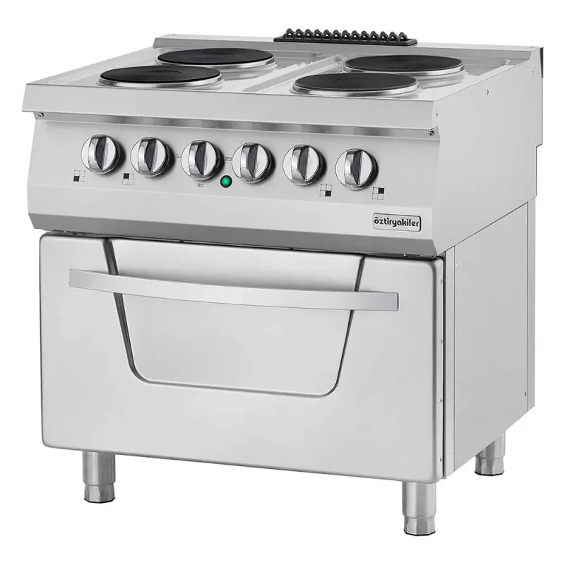 Κουζίνα με 4 εστίες Ηλεκτρικές & Ηλεκτρικό Φούρνο OZTI