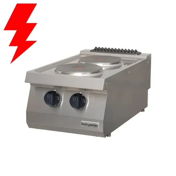 Επιτραπέζια κουζίνα με 2 εστίες ηλεκτρικές OZTI 7865.N1.40703.12
