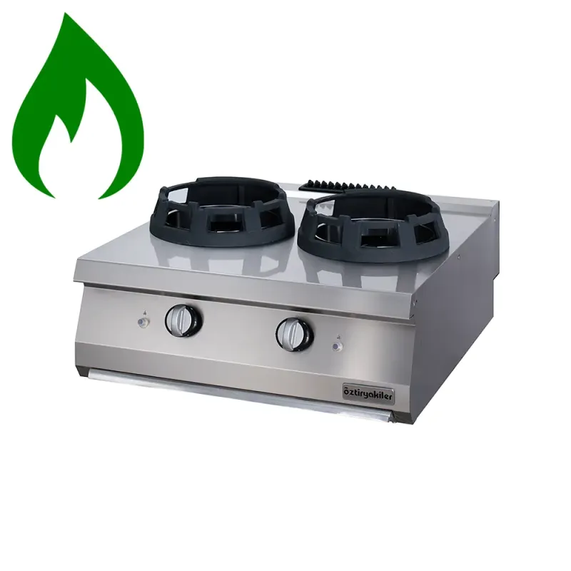 Εστία Wok Διπλή Υγραερίου OZTI 7865.N1.80903.WK