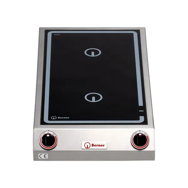 Επαγωγική εστία διπλή 10kW BERNER BI2KT10 401119