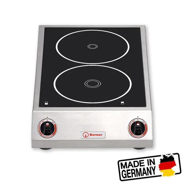 Επαγωγική εστία διπλή 3500W BERNER BM2K3.5