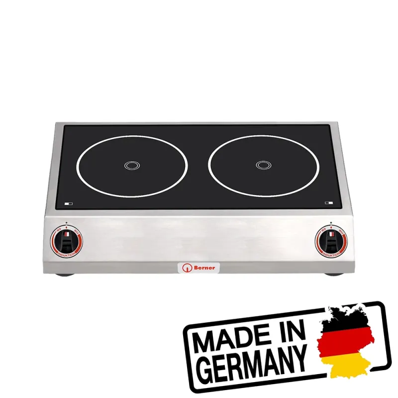 Επαγωγική εστία διπλή 6000W BERNER BM2Q6