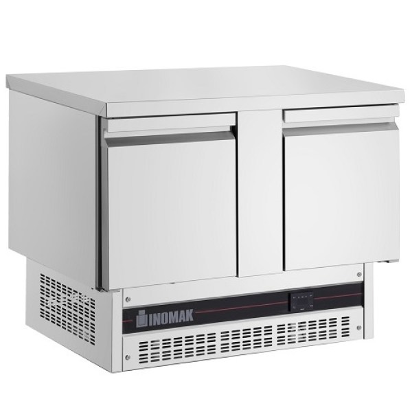 Ψυγείο πάγκος με 2 ανοξείδωτες πόρτες Inomak BPVP7300 (ΕΚΠΤΩΤΙΚΟ ΚΟΥΠΟΝΙ)