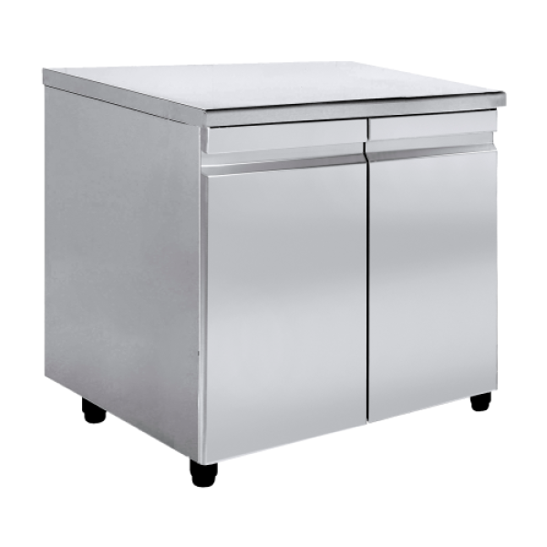 Ερμάριο με 2 Πόρτες INOX 89x70x88cm NikiInox 00CU.GN089.00