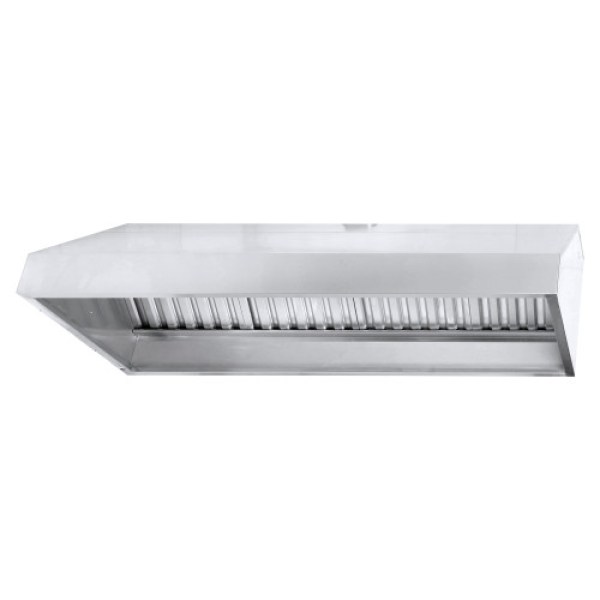 Χοάνη Τοίχου Classic 196 x 90 x 58cm NikiInox W0CV.90196
