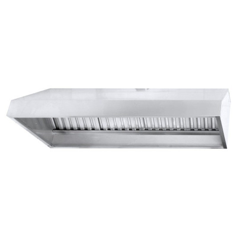 Χοάνη Τοίχου Classic 196 x 90 x 58cm NikiInox W0CV.90196