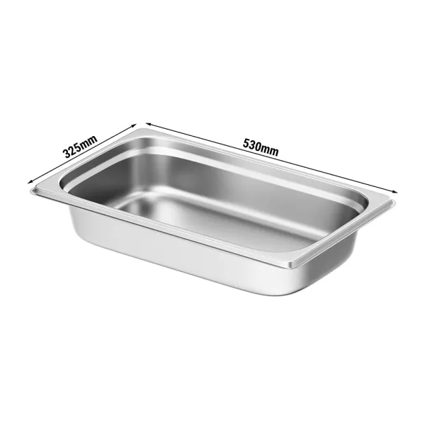 Λεκάνη GN 1/1 AISI200 18/10 32,5x53cm KARAMCO 11100G 704116