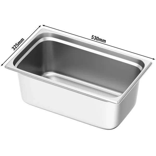 Λεκάνη GN 1/1 AISI200 18/10 32,5x53cm KARAMCO 11200G 704118