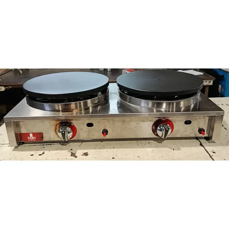 Κρεπιέρα Υγραερίου / Αερίου Διπλή 40cm DRNKRPG-2 (Μεταχειρισμένη)