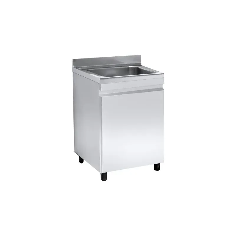 Λάντζα Κλειστή Με 1 Γούρνα NikiInox MBCS.70052.15
