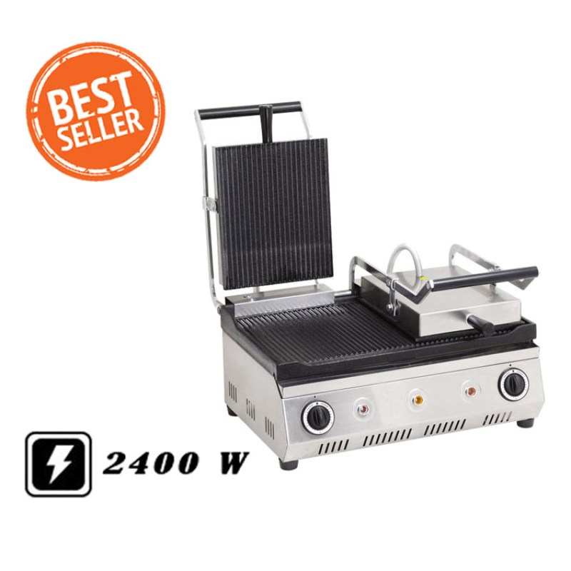 Τοστιέρα Ηλεκτρική Panini Διπλή 2400w - LP-80