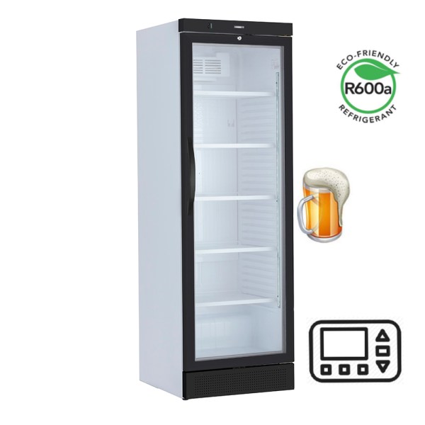 Ψυγείο Μπύρας - Βιτρίνα Συντήρησης Όρθια Μονή  Digital Thermostat 372lt LP-374K DT  SZ