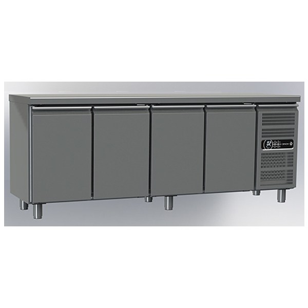 Ψυγείο 4 Πόρτες Πάγκος Συντήρηση Με Μηχανή με 4 Πόρτες MK6R-70-220-PPPP GINOX