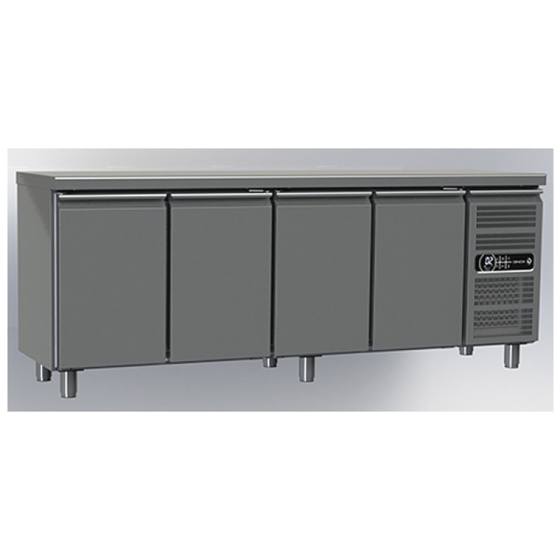 Ψυγείο 4 Πόρτες Πάγκος Συντήρηση Με Μηχανή με 4 Πόρτες MK6R-70-220-PPPP GINOX