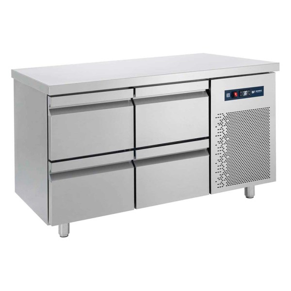 Ψυγείο Πάγκος Συντήρηση Με 4 Συρτάρια 139x60x85cm PG 6139 S