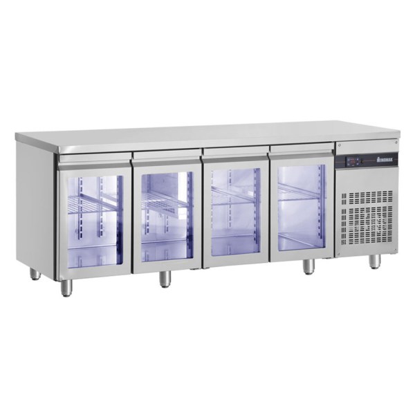 Ψυγείο πάγκος με 4 γυάλινες πόρτες Inomak PNR9999/GL (ΕΚΠΤΩΤΙΚΟ ΚΟΥΠΟΝΙ)