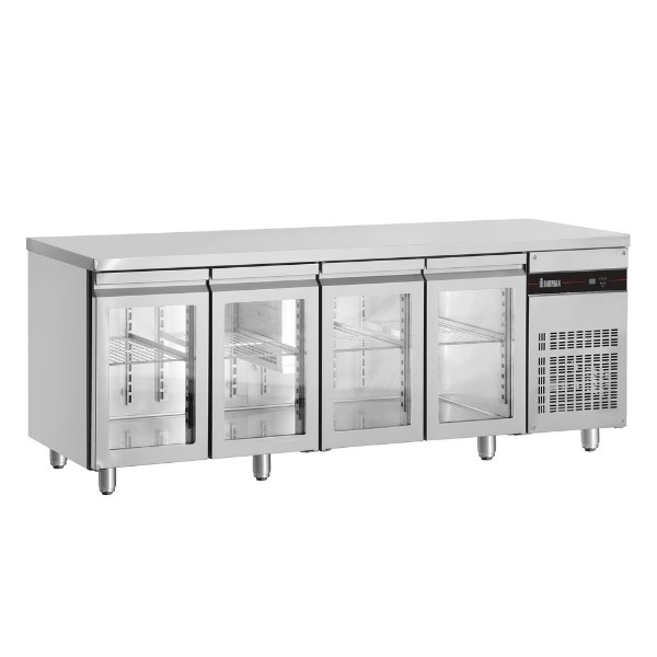 Ψυγείο πάγκος με 4 γυάλινες πόρτες Inomak PMRP9999/GL (ΕΚΠΤΩΤΙΚΟ ΚΟΥΠΟΝΙ)