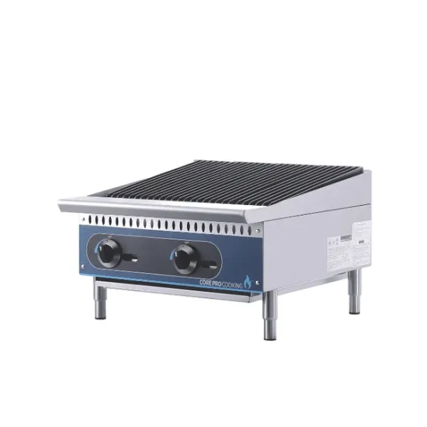 Grill υγραερίου με ηφαιστειογενείς πέτρες KARAMCO E-RQH-24A 401397
