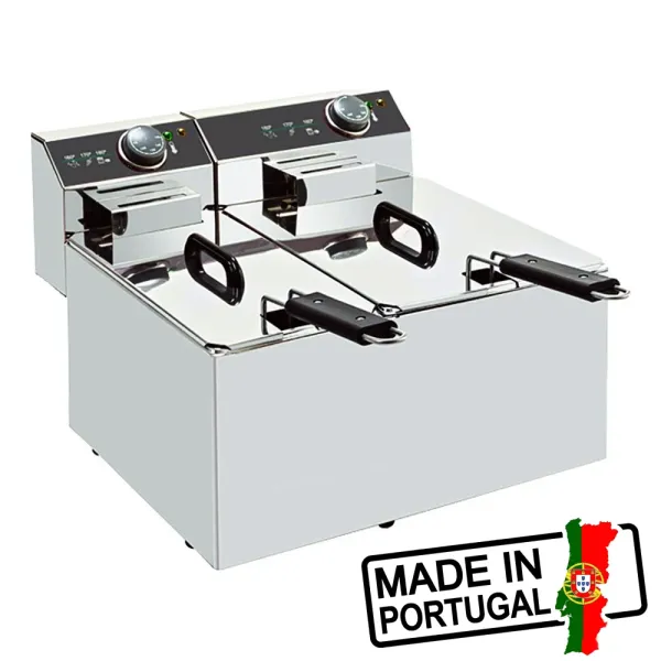 Φριτέζα διπλή 4+7L XDOME XDF47L/XDFJ47L 407810