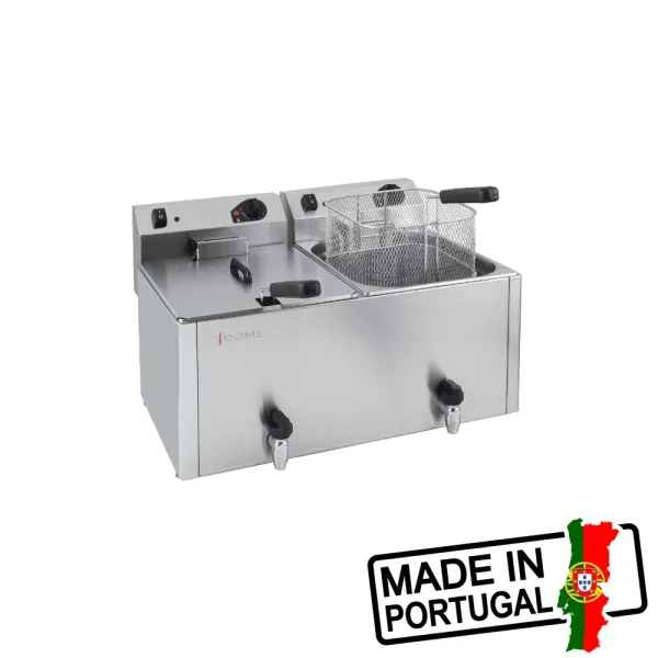 Φριτέζα διπλή 10+10L XDOME XDFJ1010LGM