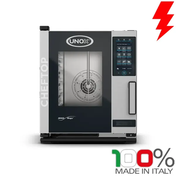 Φούρνος Ηλεκτρικός Combi 5 Θέσεων για ταψιά GN 1/1 UNOX XECC-0513-EPRM-MS